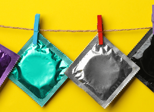 Staying hard when wearing a condom